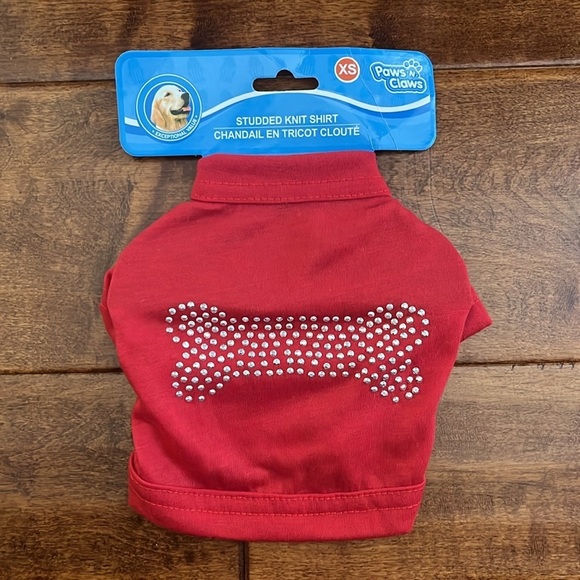 Boundless Star Wars Mandalonian Pet Toy Box Set Studded Knit Dog Shirt Red NWT - Picture 5 of 8